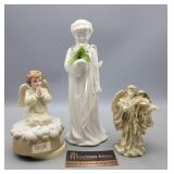 Angel Music Box Works, Candle Holder, 10"H Light