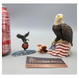 Group of Eagle Figurines