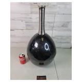 Large Black Vase - 23.5 tall