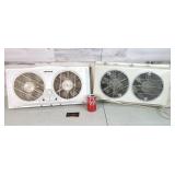 Pair of Two Window Fans