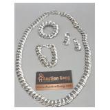 Monet Matching Set- Necklace Bracelet Brooch