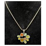 Pewter Pendant & Silver 925 Necklace