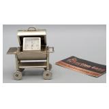 Miniature Grill Clock 2.5' H
