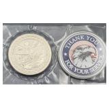 Pair of Challenge Coins