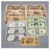 Group of Novelty Bills