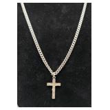 Silver 925 Cross & Chain