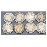 1914,1916,1916S Barber Dimes Silver 90%