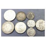 France Swiss Netherlands Silver Coins