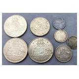 Australia & Canada Silver Coins