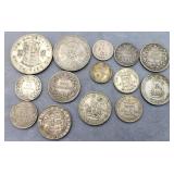 England Silver Coins Lot