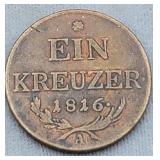 1816 Austria Coin