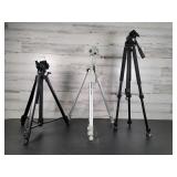 Tripods Adjustable Targus w/Level, Velbon