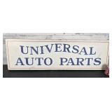 Universal Auto Parts Metal Sign14x46.5