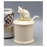 Fitz & Floyd Pig Jam Jar w/Spoon