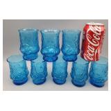 Blue Juice Glasses