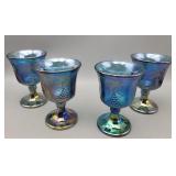 Carnival Glass Goblets