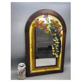 Peacock Mirror 21.5'T 14'W