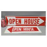Metal Open House Signs