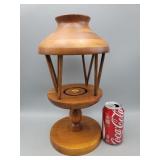 Wood Candle Holder 15' T