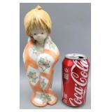 Kinka Japan Porcelain Figure 9'