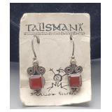 Sterling Silver Earrings Talisman