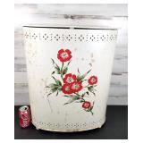 Vintage Metal Laundry Hamper