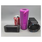 Portable Speakers Lot Untested