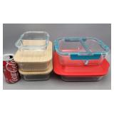 Glass Food Storage Dishes 8'ï¿½8' Pyrex