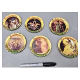 Metal Budweiser Coasters - Marked Official