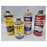 Group of Vintage Antifreeze Cans