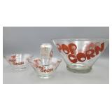 Popcorn Bowls Glass