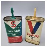 Pair of Vintage Oil Cans