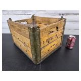 Fortunately Dodge Cry, Co. Wood Milk Crate