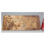 1937 Washington License Plate