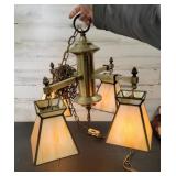 Stained Glass Chandelier Works With Dimmer