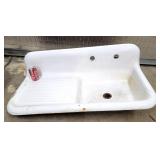 Cast-iron Porcelain Sink 20'D 43'W