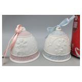 Lladro Ceramic Bells 1994 1996