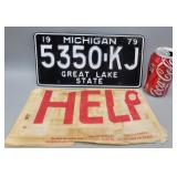 1979 Michigan License Plate
