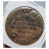 'SCREW CHECK ' The Chicken Ranch Brothel Token