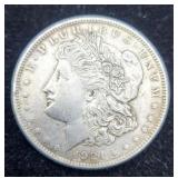 1921 P Morgan Silver Dollar 90%