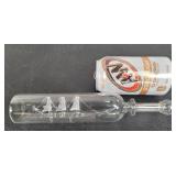 Glass Ship In A Bottle 10'L