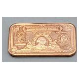 1oz Copper Bar? Washington SIlver Cert