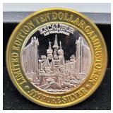 Excalibur Las Vegas Silver Token. 6 Troy Ounce