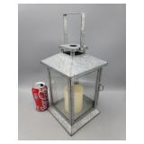 Galvanized Lantern Works Needs Batteries