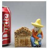 Tiny Planter Man w/Sombrero Japan