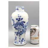 Vase Blue Flowers 10' H