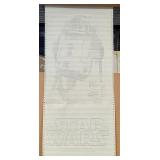 Star Wars R2D2 Computer Printout 33' ï¿½ 15' Drake