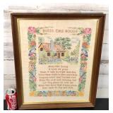Needlepoint Bless Chris House 18'x22'