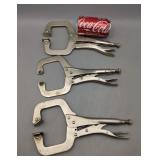 4' Clamps Lot of 3