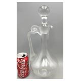 Glass Decanter 14' Tall